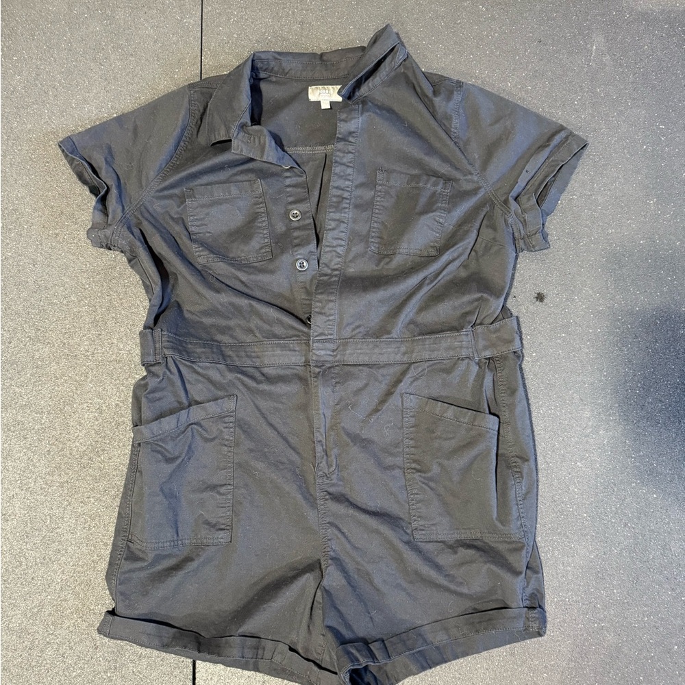 Torrid Black Utility Romper – Size 18